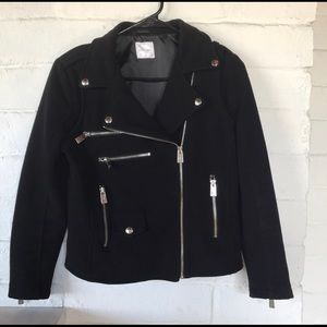 Anine Bing Felt Moto Jacket